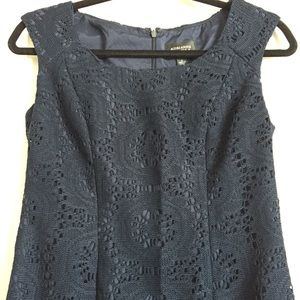 Navy lace Adrianna Papell Dress